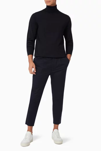 Turtleneck Sweater in Wool Knit  