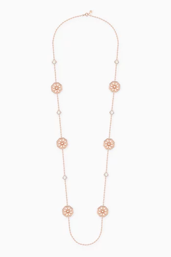 Classic Turath Sautoir Necklace in 18kt Rose Gold       