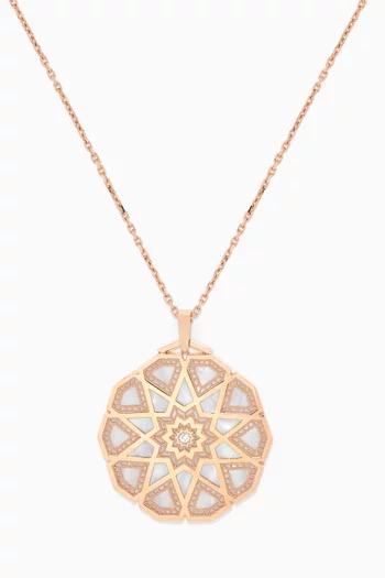 Classic Turath Medallion in 18kt Rose Gold       