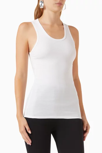 Ribbed Tank Top in Cotton