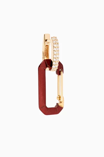 Small Single Chiara Earring in 18kt Yellow Gold 