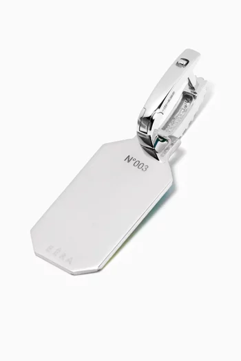 Small Single Tokyo Earring in 18kt White Gold   