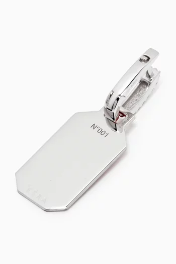 Small Single Tokyo Earring in 18kt White Gold