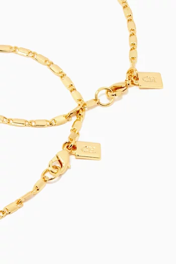 Best Friend Bracelet in 18kt Gold-plated Brass