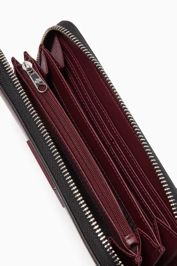 Zip Wallet in Faux Leather