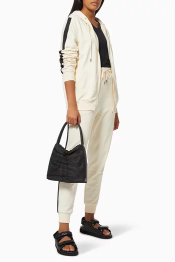 Anna Stripe Sweatpants in Cotton