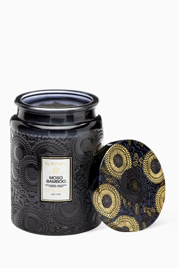 Moso Bamboo Large Jar Candle, 510g