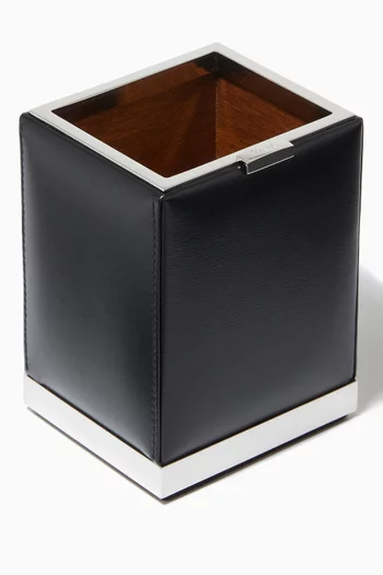 Pencil Cup in Leather 