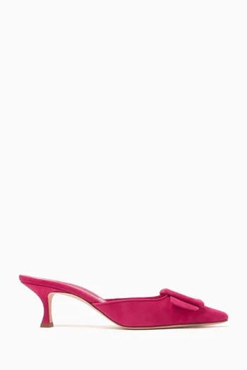 Maysale 50 Mules in Suede