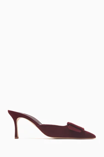 Maysale 70 Mules in Suede