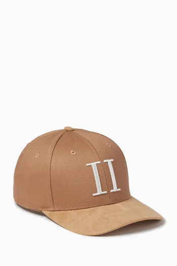 Baseball Cap II in Suede & Cotton