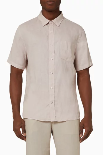 Short Sleeve Shirt in Linen   