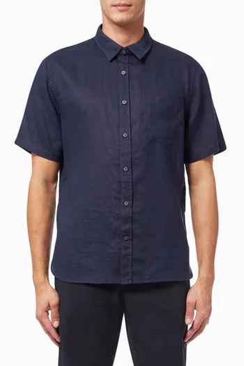 Short Sleeve Shirt in Linen  