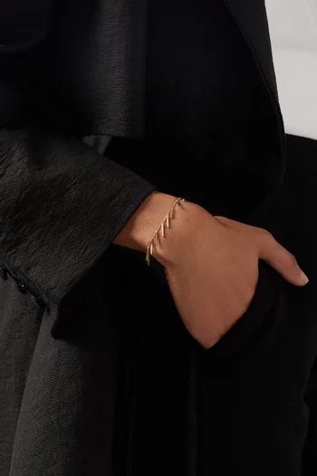 Bar Bracelet in 18kt Yellow Gold