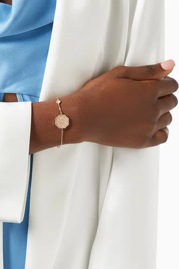 Classic Turath Large Bracelet in 18kt Rose Gold  