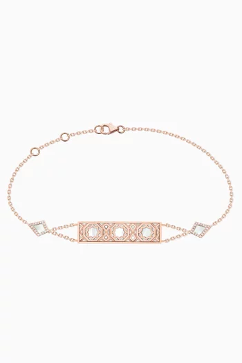 Oud Turath Bracelet in 18kt Rose Gold 