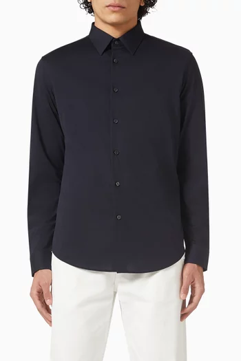 قميص سيلفان منسوج