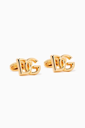 DG Logo Cufflinks in Gold