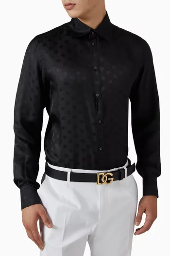 DG Logo Belt in Leather