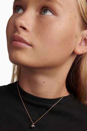 Saturn Trip Necklace in 18kt Gold Plated Sterling Silver 