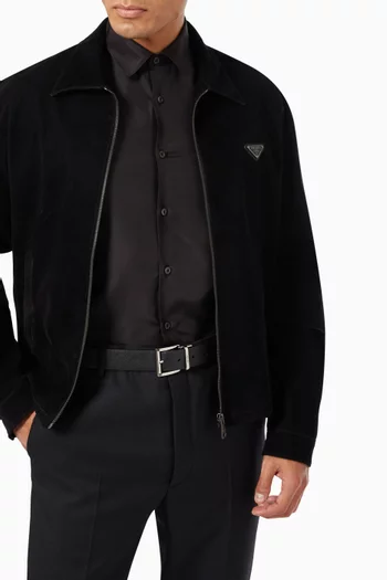 Reversible Belt in Saffiano Leather         