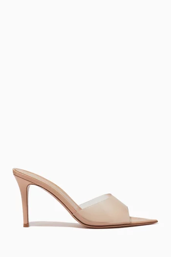 Elle 85 Mule Sandals in Patent Leather  