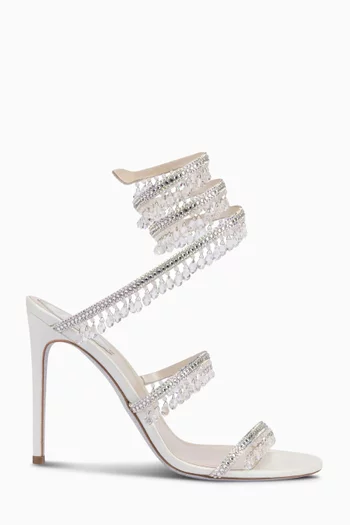 Chandelier 105 Sandals in Satin