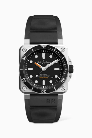 BR 03-92 Diver Watch in Stainless Steel    