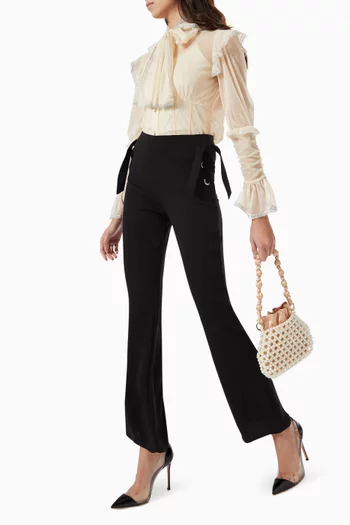 Side Eyelet Trousers 