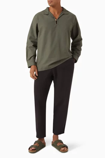 Drawstring Pants in Lightweight Linen