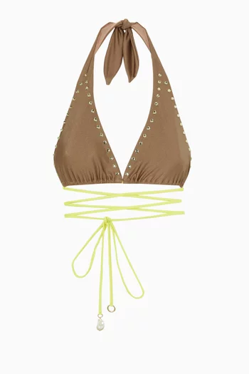 Oriana Bikini Top in Nylon      
