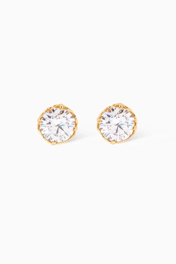 That Sparkle Round Earrings in Metal   