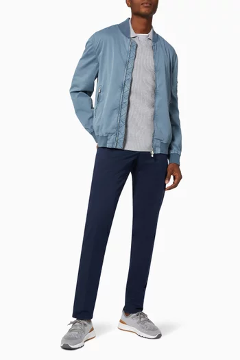 Garment-dyed Pants in Gabardine