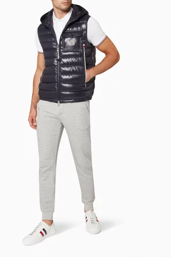 Tipped Polo Shirt in Cotton Piqué