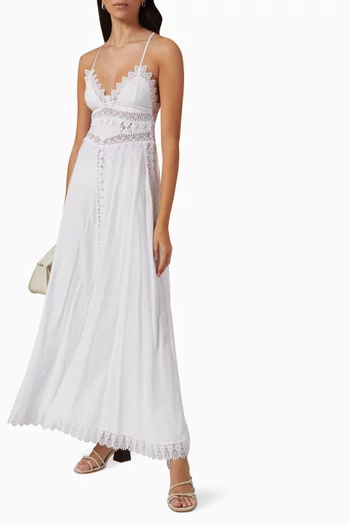 Imagen Halterneck Dress in Cotton