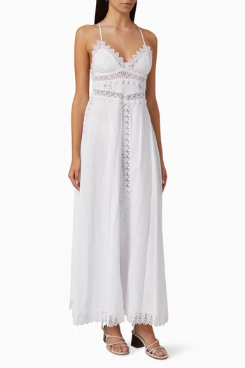 Imagen Halterneck Dress in Cotton