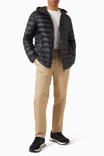 Logo T-shirt in Stretch Cotton