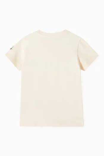 Brand Logo Print T-shirt in Cotton