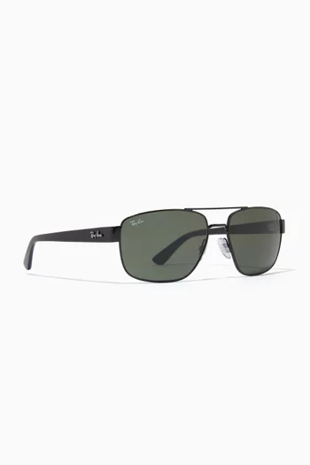 RB3663 Sunglasses in Metal   