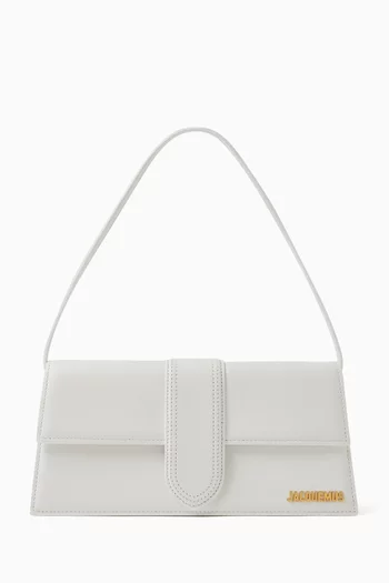 Medium Le Bambino Long Shoulder Bag in Smooth Leather