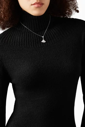 Divas' Dream Diamond Necklace in White Gold   