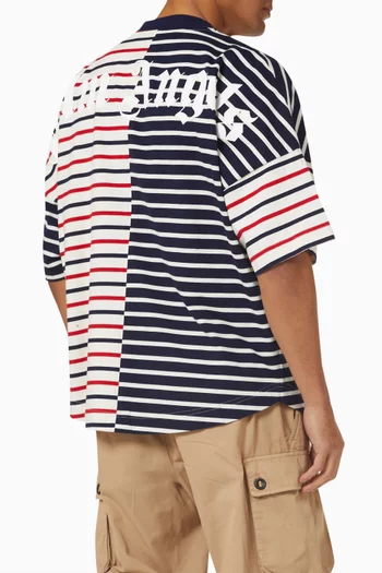 Striped T-shirt in Cotton 