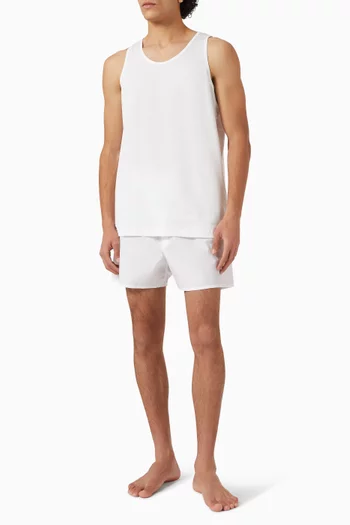 Underwear Vest in Superfine Cotton