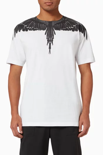 Icon Wings T-shirt in Cotton Jersey     