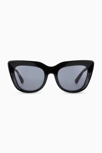 Cat-eye Sunglasses in Bio Acetate