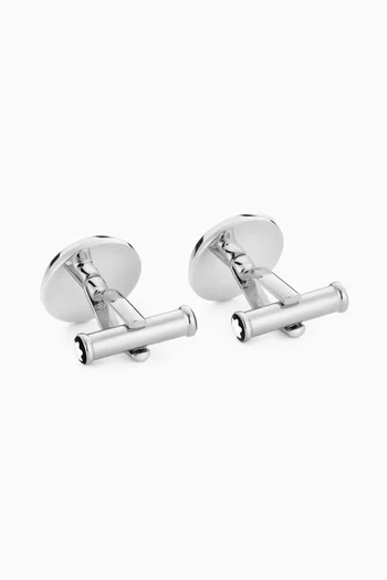 Star Cufflinks in Stainless Steel  