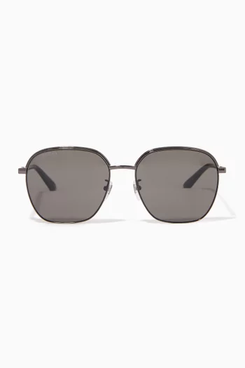 Square Sunglasses in Metal