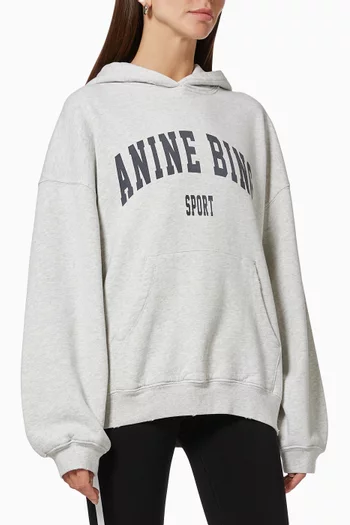 سويت شيرت هارفي صوف قطني عضوي بغطاء رأس