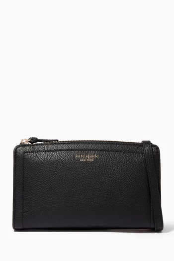 Knott Small Crossbody Bag in Pebbled Leather