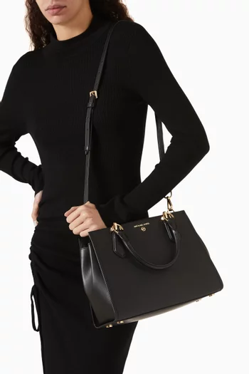 Medium Marilyn Satchel Bag in Leather